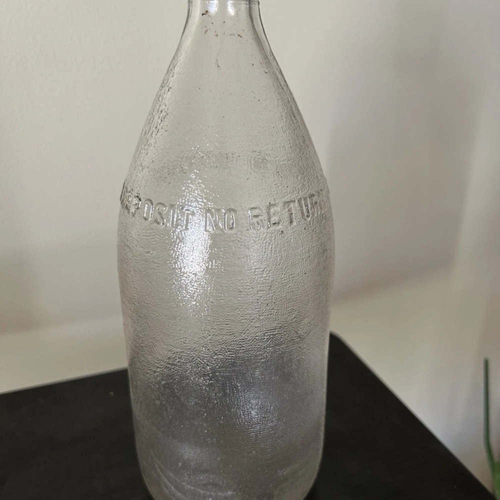 ⭐️$5 when bundled⭐️ Glass Bottle “No Return No Deposit” Single Use Container